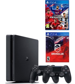 Resim Sony Playstation 4 Slim 500 GB + 2. PS4 Kol + PS4 Pes 2020 + PS4 Driveclub 