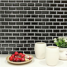 Resim MozaiKristaL Mutfak Tezgah Arası Ve Tüm Yüzeyler Için 25x50 Mm Cam Mozaik. (1 KOLİ=1 M2 FİYATIDIR) 