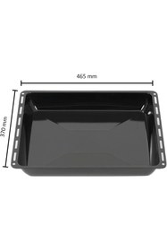 Resim B & N MAĞAZACILIK Ankastre Derin Fırın Tepsisi Ve Fırın Izgara Teli 2'li Set 46,5 X 37,5 X 6 Cm 