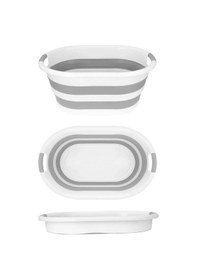 Resim Sarfmall Katlanabilir Silikon Çamaşır Sepeti Akordiyon Katlanır Sepet 