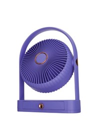 Resim Wexta Ys2235 Taşınabilir Masaüstü Mor Usb Fan 