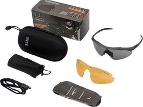 Resim 5.11 Tactical Tactical Koruyucu 3 Lensli Gözlük 5.11 / Taktikal Gözlük / Airsoft Gözlüğü 