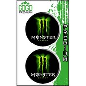 Resim Monster 6 (5x5 Cm) İkili Damla Etiket 