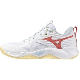 Resim Wave Momentum Pro Kadın Voleybol Ayakkabısı Beyaz / Turuncu Çok Renkli 