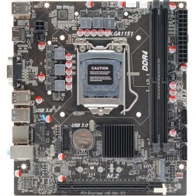 Resim Binbir Göz Bilgisayar Afox IH310C-MA6-V4 2xddr4 Vga+Hdmı 1xglan 1x M.2 Nvme Gen3 1151PIN Anakart 