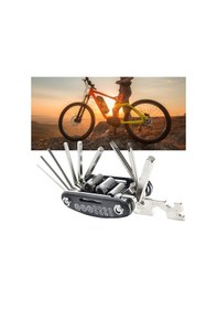 Resim Bisiklet Tamir Aletleri Hex Anahtarı Tornavida Seti 16 Parça Gümüş 