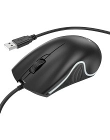 Resim Hoco GM19 Rgb LED Işıklı Gamer Oyuncu Kablolu Optik MOUSE-(5775) 