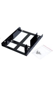 Resim Aogo 2li 3.5" 2x2.5" SSD / HDD Bağlama Harddisk Kızağı 2x HDD Tutucu 2.5 HDD SSD Montaj Kiti 