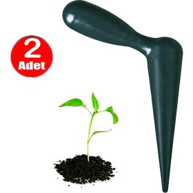 Resim Fide Dikme Toprak Delme Kök Açma Aparatı Plastik Sebze Ekme Bitki Dikici Tohum Dikim Aleti -2 Adet 