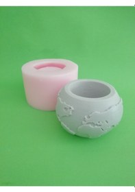 Resim Dünya Saksı Silikon Kalıp 