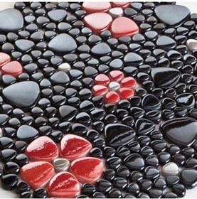 Resim Orient Mutfak Tezgah Arası Ve Tüm Yüzeyler Için Cam Mozaik. ( 1 Koli = 1 M2 Fiyatıdır ) 