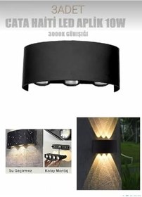 Resim Cata 10W Haiti Ledli Armatür (Günışığı) 3 Adet 