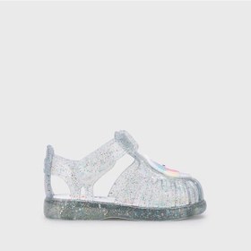 Resim Sandalet Kız Çocuk S10341 Igor S10341 Tobby Unıcornıo 386-tr.transparente Multi Glitter 20-26 .transparente Multi Glitter Şeffaf 