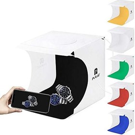 Resim TriLine PULUZ 2x20 LED Işıklı 6 Fonlu Fotoğraf Çekim Çadırı 20x20 cm 
