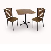 Resim Beymobilya Indigo Werzalit Kare - Merdiven Tip 2Li Fiskos Seti (60X60) 