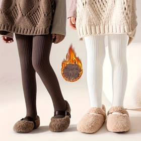Resim 1 Çift veya 2 Çift 'Termal Kış Pantolonu & Isıtıcılar - Kalınlaştırılmış Sıcaklık Soğuk Geçirmez Temel Tayt (Beyaz/Kahverengi), Sadece Elde Yıkama, Okul, Kayak, Seyahat İçin - Rahat Kış Taytları 25/ Soğuk Hava İçin İplikli 