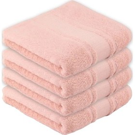 Resim Özdilek Colourist 50x90 Cm El-yüz Havlusu 4'lü Açık Mercan Çok Renkli 