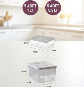 Resim Selka Home Nora Kahvaltı Seti - AÇIK GRİ 