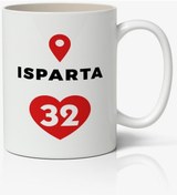 Resim Isparta Baskılı Kupa Bardak Baskılı Kahve Kupa Bardak 