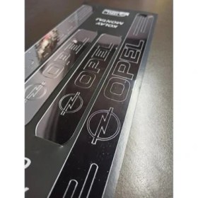 Resim Aksefuar Lazer Opel Crossland Uyumlu Kapı Eşiği 4'lü Set Ön Arka 