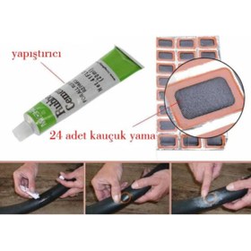 Resim FırsatVar Şişme Yatak Deniz Botu Yama Tamir Seti 24 Parça Yama Seti Takımı 