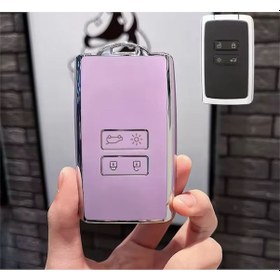 Resim Clio 5 Koleos Megane E-Tech Austral Captur Kadjar Uyumlu Anahtar Kılıf 