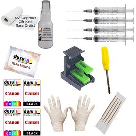 Resim Canon Mp235 Mp240 Mp250 Siyah Kartuş Mürekkep Dolum Seti 500 ML (P 