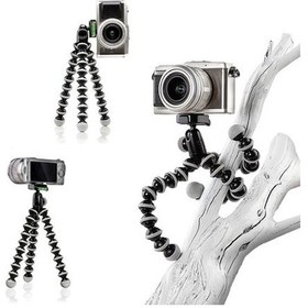 Resim Gopro Uyumlu 26 Cm Gorilla Ahtapot Tripod + Pratik Telefon Tutucu 