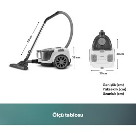 Resim Homend Dustroyer 1255H Yatay Süpürge 