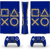 Resim Kt Grup Sanatsal Playstation 5 Slim Dijital Versiyon Sticker Kaplama Seti 