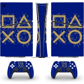 Resim Kt Grup Sanatsal Playstation 5 Slim Dijital Versiyon Sticker Kaplama Seti 