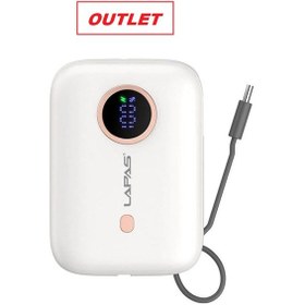 Resim Lapas Lp-pw001 Beyaz 10000 Mah Hızlı Şarj Powerbank Siyah 
