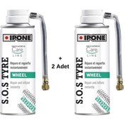 Resim Ipone SOS Tyre Lastik Tamir Köpük Spreyi 200 ml (2 Adet),s.o.s 