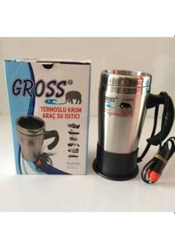 Resim Ahmet Otomotiv Şahika 24V 500 ML Çelik Çakmaklık Girişli Araç Içi Oto Su Isıtıcı Kettle 