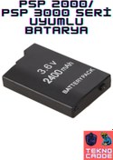 Resim beboncool Psp 2000/Psp 3000 Seri Uyumlu 2400mAh Batarya 
