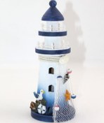 Resim 9033939503107drvs - Ahşap Marin Deniz Feneri Model 4 