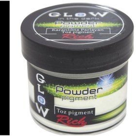 Resim Supertrend Glow Powder Karanlıkta Parlayan Toz Pigment 60 Cc. 11374 Naturel Yeşil 