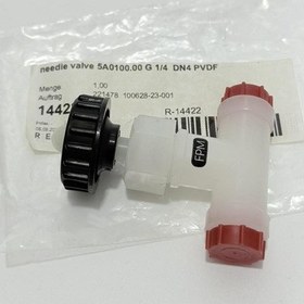 Resim Em-technik İğneli Valf 5a0100.00g 1/4 Dn4 Pvdf 