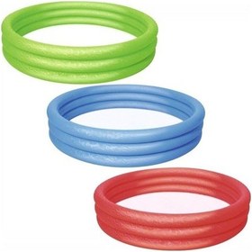 Resim Bestway 51027 3 Halka Renkli Jumbo Şişme Havuz Çok Renkli 