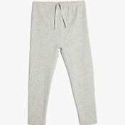 Resim Koton Basic Tayt Ribanalı Pamuklu Gri 5wmg40020ak Gri 