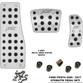 Resim Point Ford Fiesta Abt Uyumlu Pedal Seti Otomatik Vites 2009-2017 Vidalı Model 