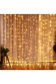 Resim Allians Renkli Perde Peri Led, Uzaktan Kumandalı, Animasyonlu, Günışığı, 3x3 mt 