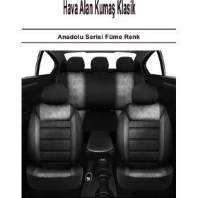 Resim Çelik Auto Volkswagen Golf 5 Uyumlu Anadolu Serisi Oto Koltuk Kılıfı Füme 001 