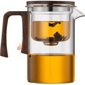 Resim Eco Lounge Otomatik Cam Demlik ve 2'li Bardak Seti 