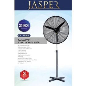 Resim Essenti EV-30100 30 Inç Sanayi Tipi Ayaklı Vantilatör 