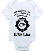 Resim Limon Unisex Bebek Beyaz Baskılı Zıbın Body 