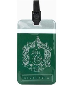 Resim Cinereplicas Harry Potter Slytherin Pasaport Kılıfı Ve Valiz Etiketi Seti Kartlık Cüzdan Yeşil 