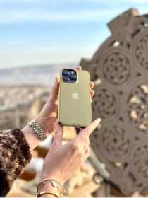 Resim - Altın Kaplama Iphone 14 Pro Kılıf Apple Dizayn 