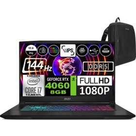 Resim KATANA 17 Intel Core i7 13620H 64GB 4TB SSD RTX4060 8GB Windows 11 Pro 17.3" FHD 144Hz B13VFK1037XTRWP12 + ZettaÇNT 