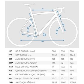 Resim Bianchi R0013-disk Hidrolik Fren Yol - Yarış Bisikleti 50 Cm 2x12 Vites Siyah 